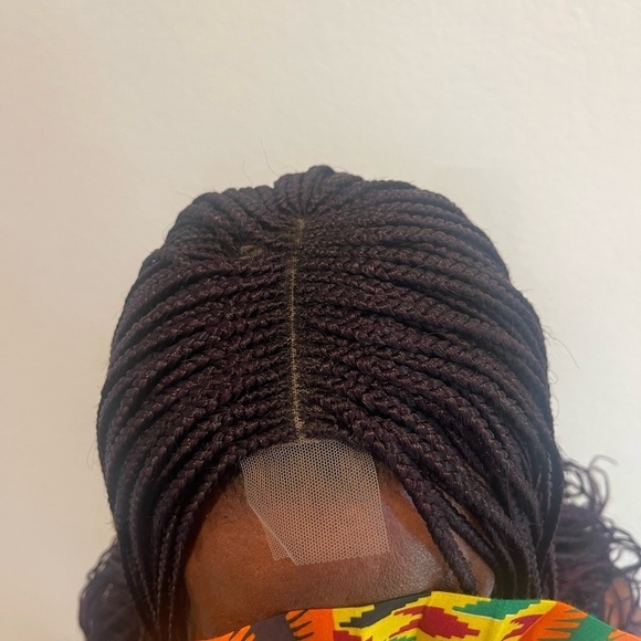 Braided Purple colored Wig - Picture 4 of 9